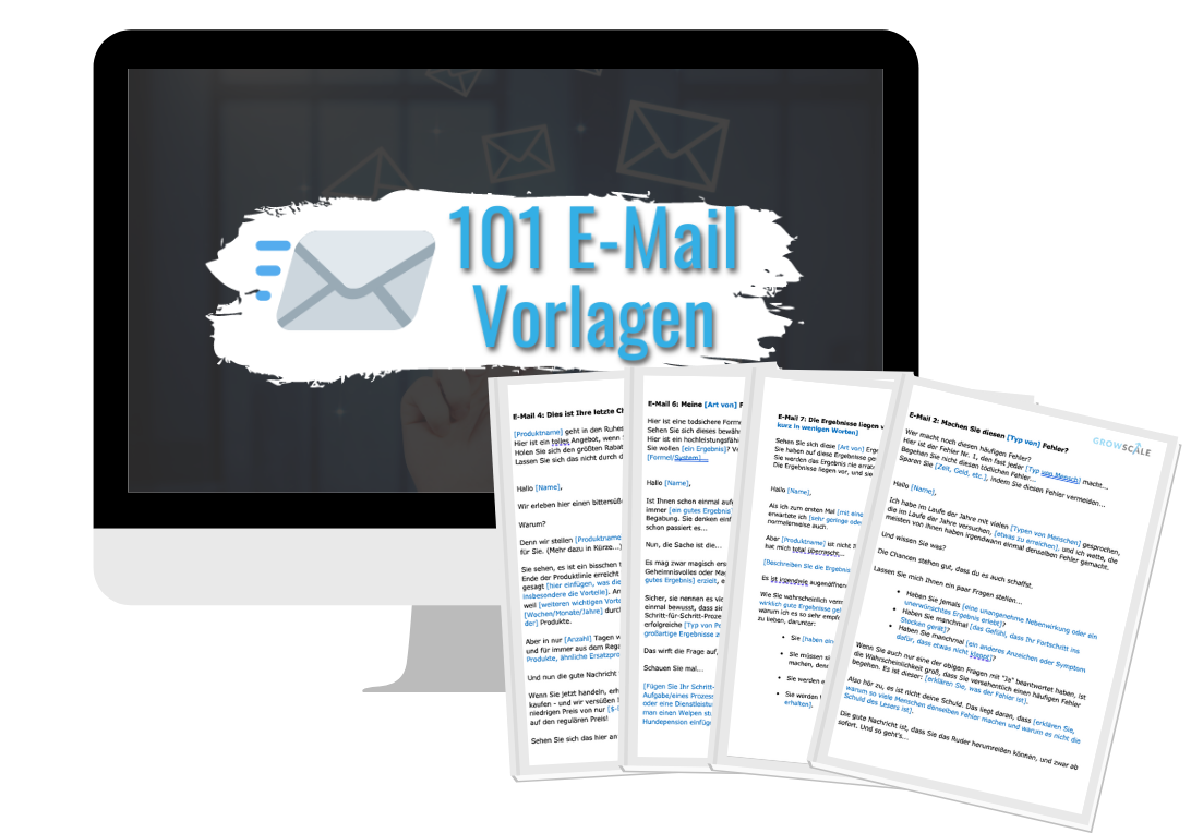 101 E-Mail Vorlagen die verkaufen!